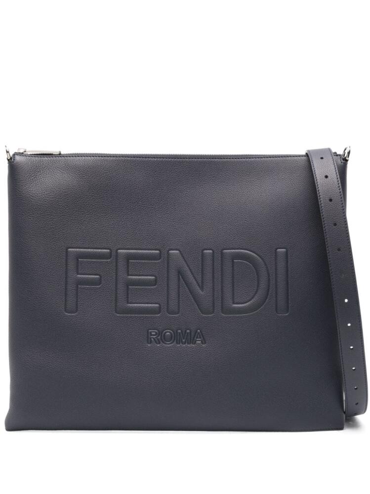 FENDI Fendi After leather shoulder bag - Blue Cover