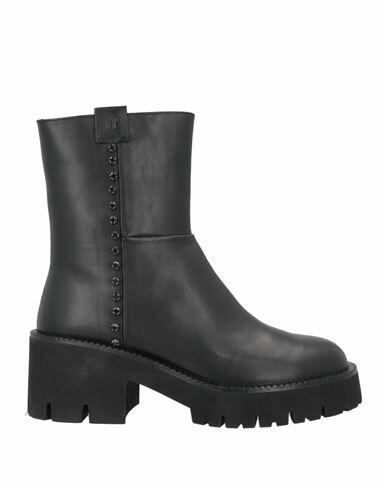 Manufacture D'essai Woman Ankle boots Black Calfskin Cover