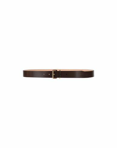 Dsquared2 Man Belt Dark brown Soft Leather Cover