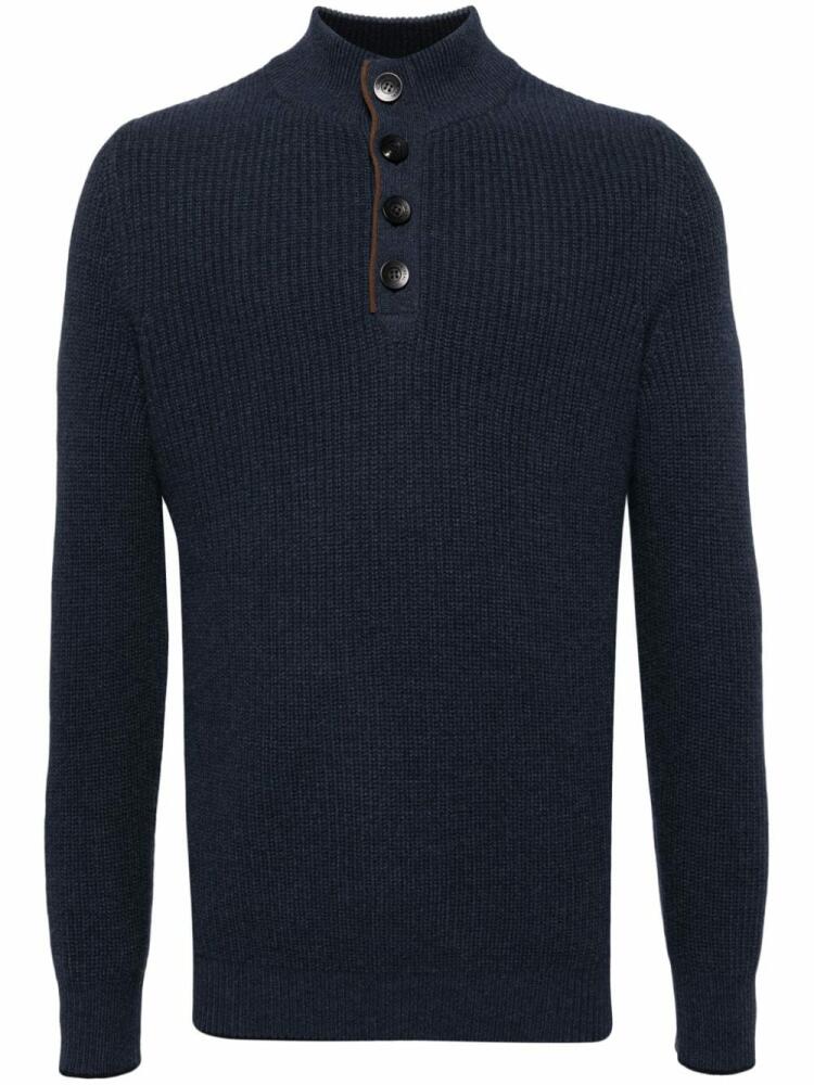 N.Peal Beauchamp jumper - Blue Cover