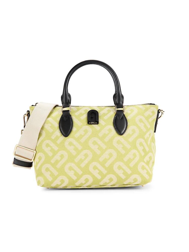 Furla Women's Logo Print Top Handle Tote - Avocado Cover