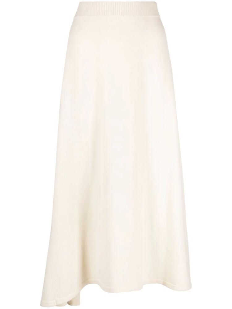 Fabiana Filippi cashmere midi skirt - Neutrals Cover