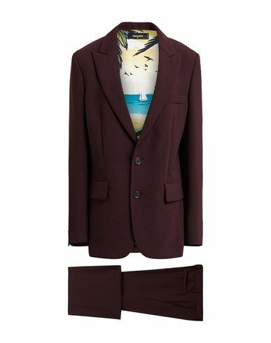 Dsquared2 Woman Suit Burgundy Polyester, Polyurethane coated Cover