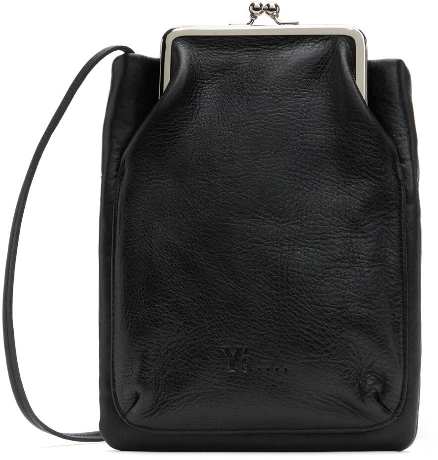 Y's Black Clasp Pochette Bag Cover