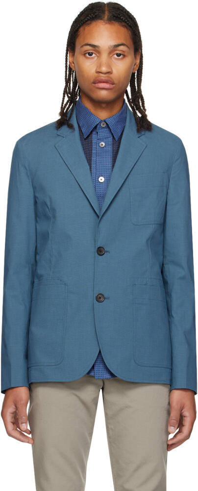 PS by Paul Smith Blue Two-Button Blazer Cover