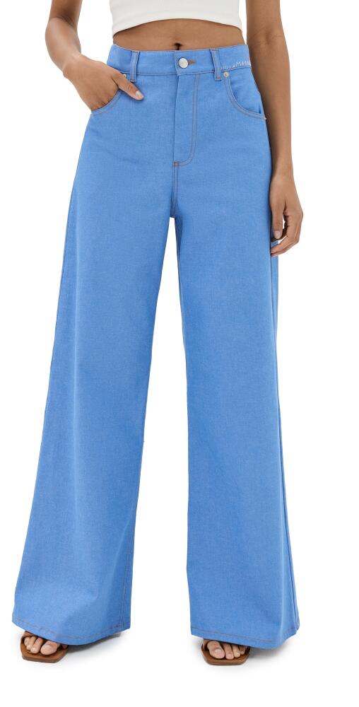 Marni Lightweight Stretch Denim Trousers Azure Cover