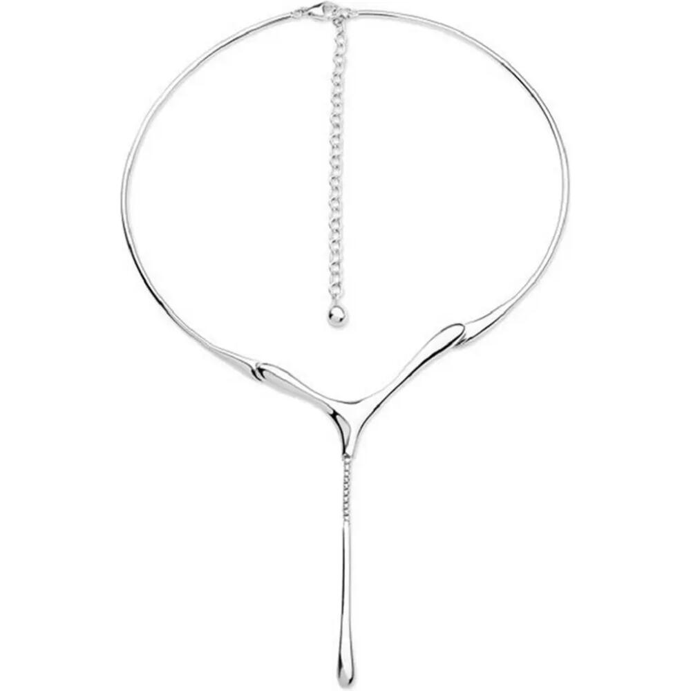 Lucy Quartermaine 1 Drop Necklace in Sterling Silver Cover