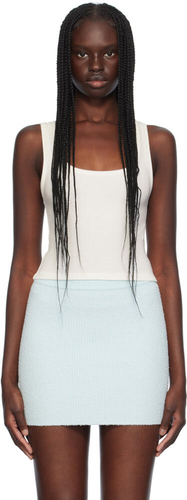 WARDROBE.NYC Off-White Crop Tank Top Cover