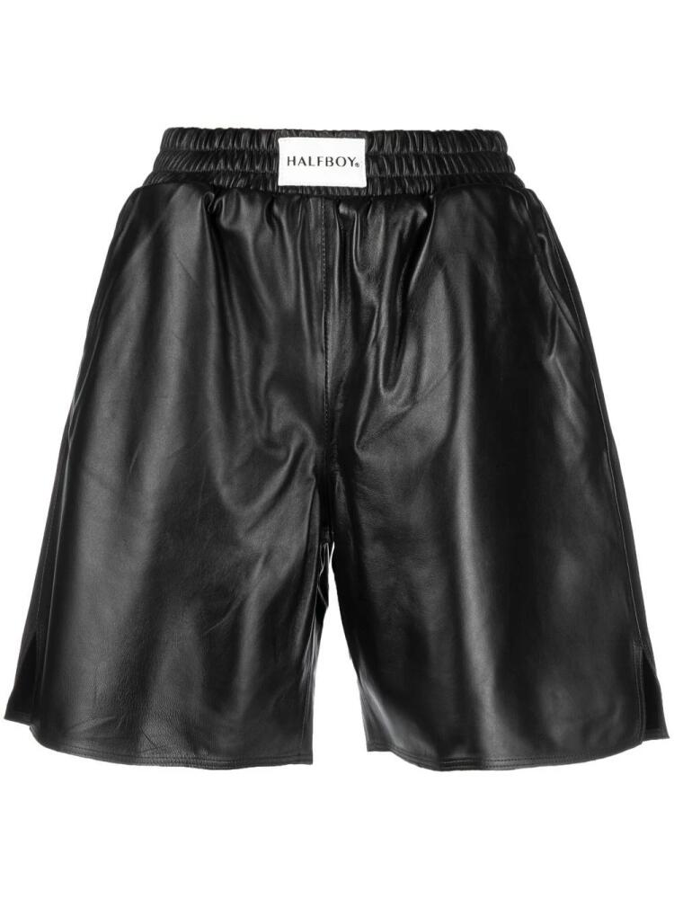 Halfboy drawstring waist shorts - Black Cover