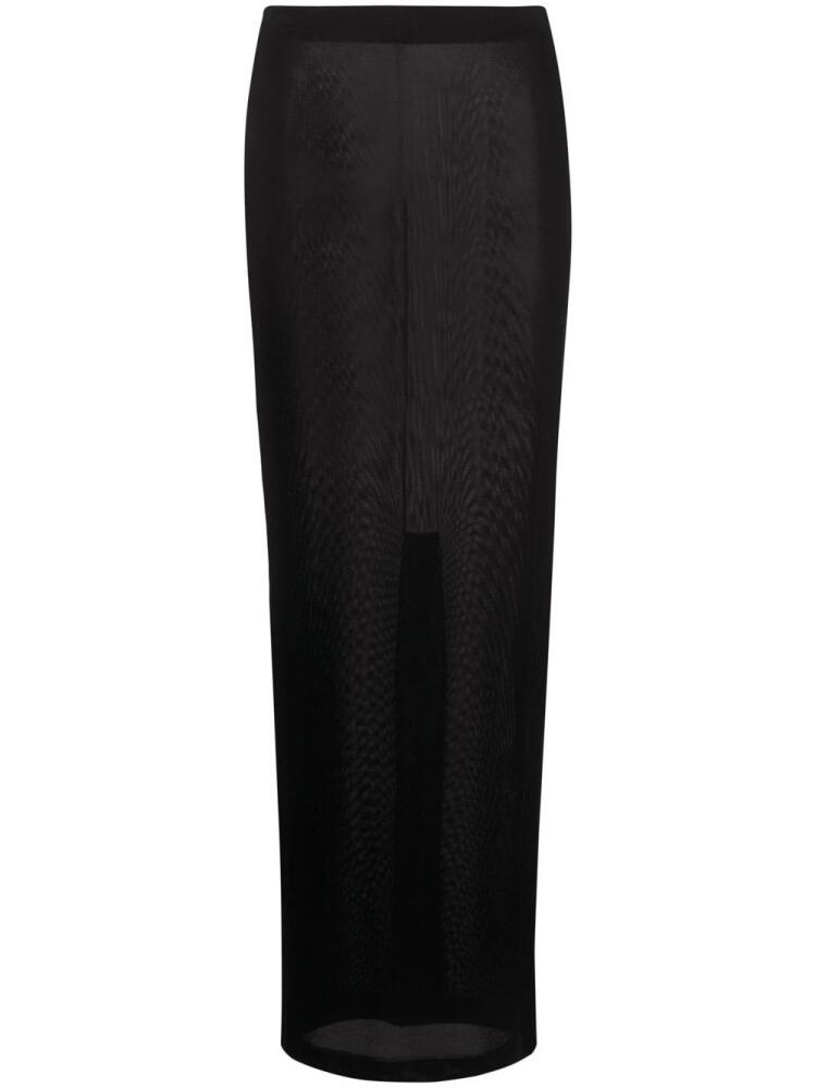 TOM FORD elasticated-waist maxi skirt - Black Cover