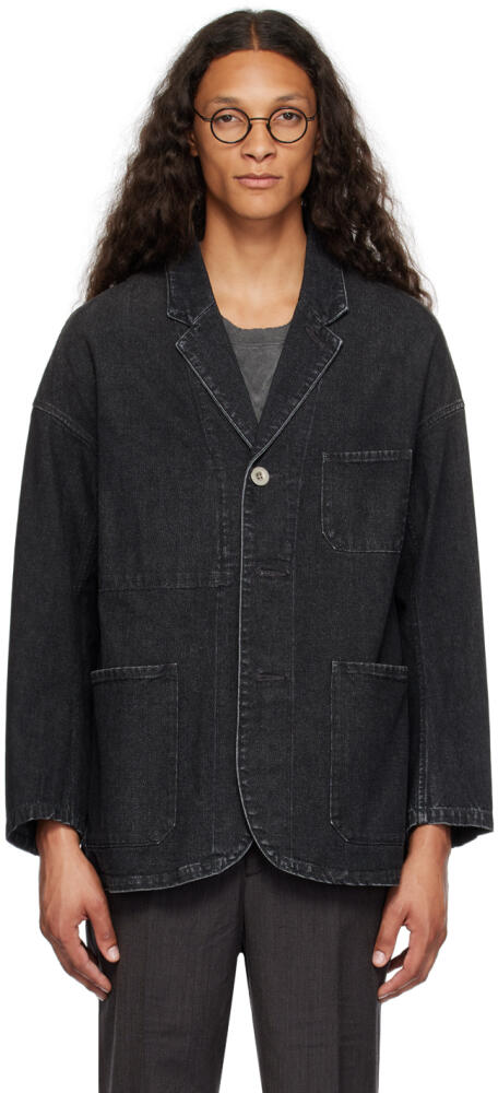 visvim Black Hammons Denim Jacket Cover