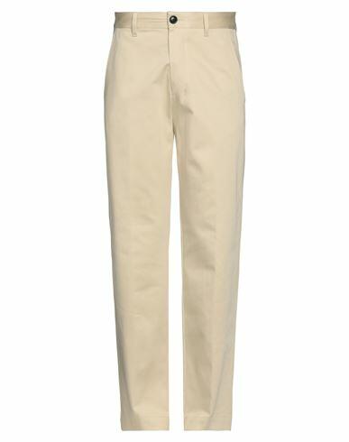 Ami Alexandre Mattiussi Man Pants Beige Cotton Cover