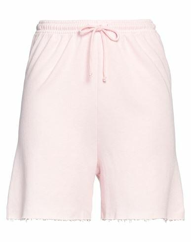 John Elliott Woman Shorts & Bermuda Shorts Light pink Cotton, Polyester Cover