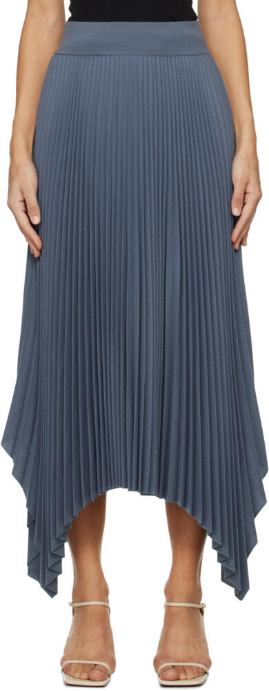 Joseph Blue Ade Midi Skirt Cover