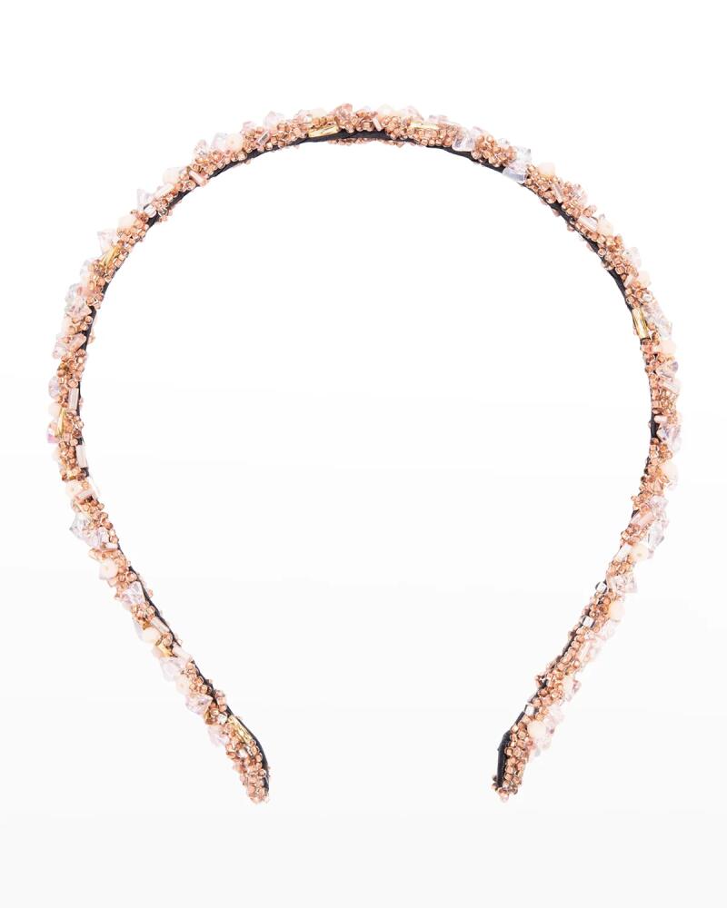 L. Erickson Crystal Coated Skinny Headband Cover