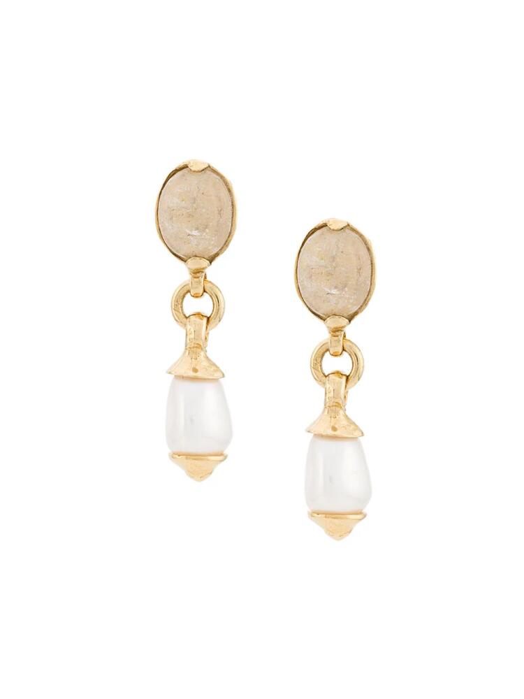 Goossens Graine de Gemmes clip-on earrings - Gold Cover