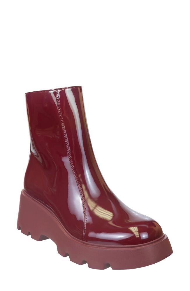 Naked Feet Xenus Lug Bootie in Deep Red Cover