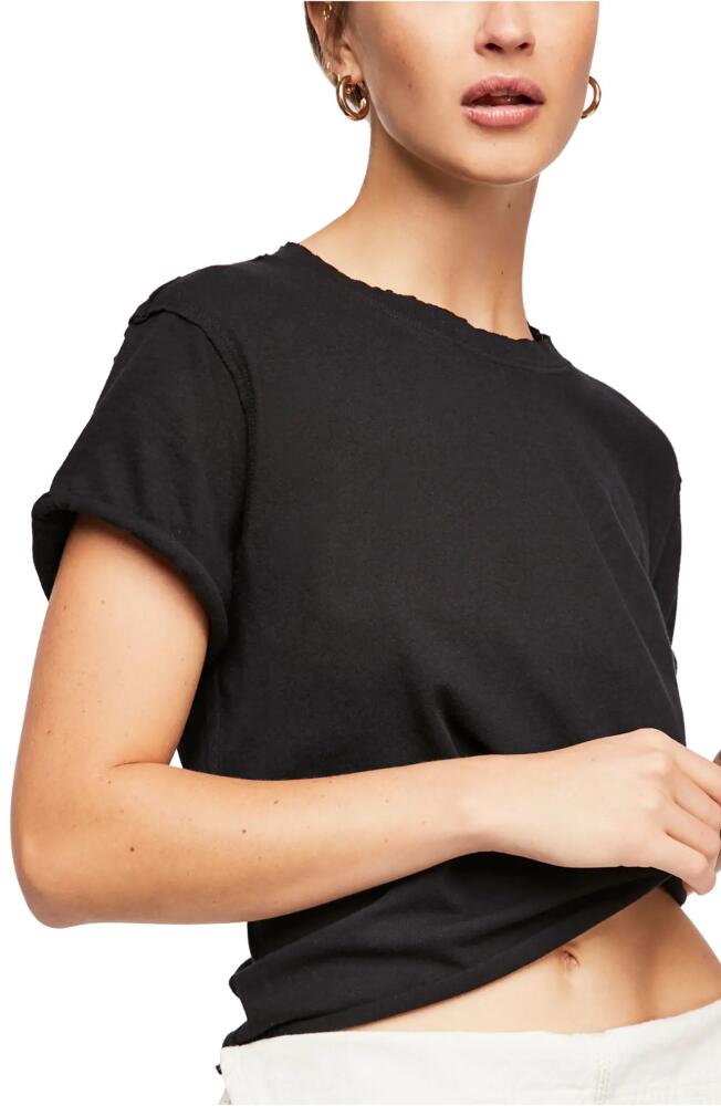 Free People The Perfect T-Shirt in Black Cover