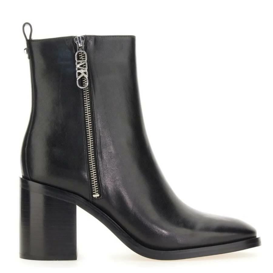 Michael Kors Black Regan Mid Heeled Ankle Boots Cover