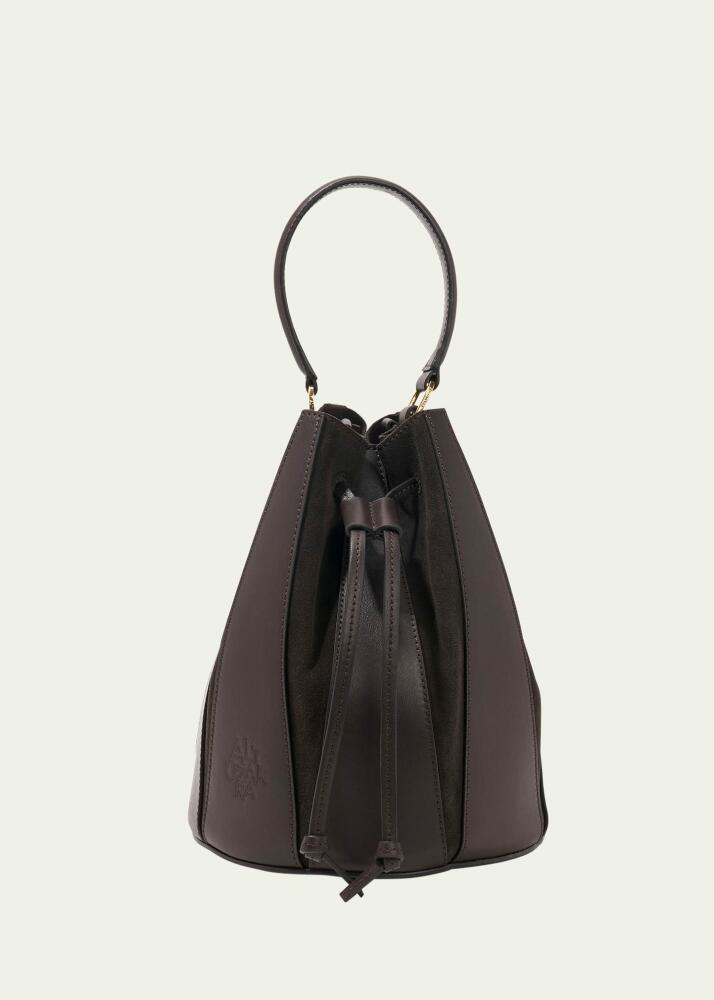 Altuzarra Drum Small Suede & Leather Bucket Bag Cover