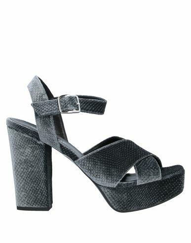 Ottod'ame Woman Sandals Grey Textile fibers Cover