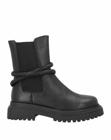 Manufacture D'essai Woman Ankle boots Black Calfskin Cover