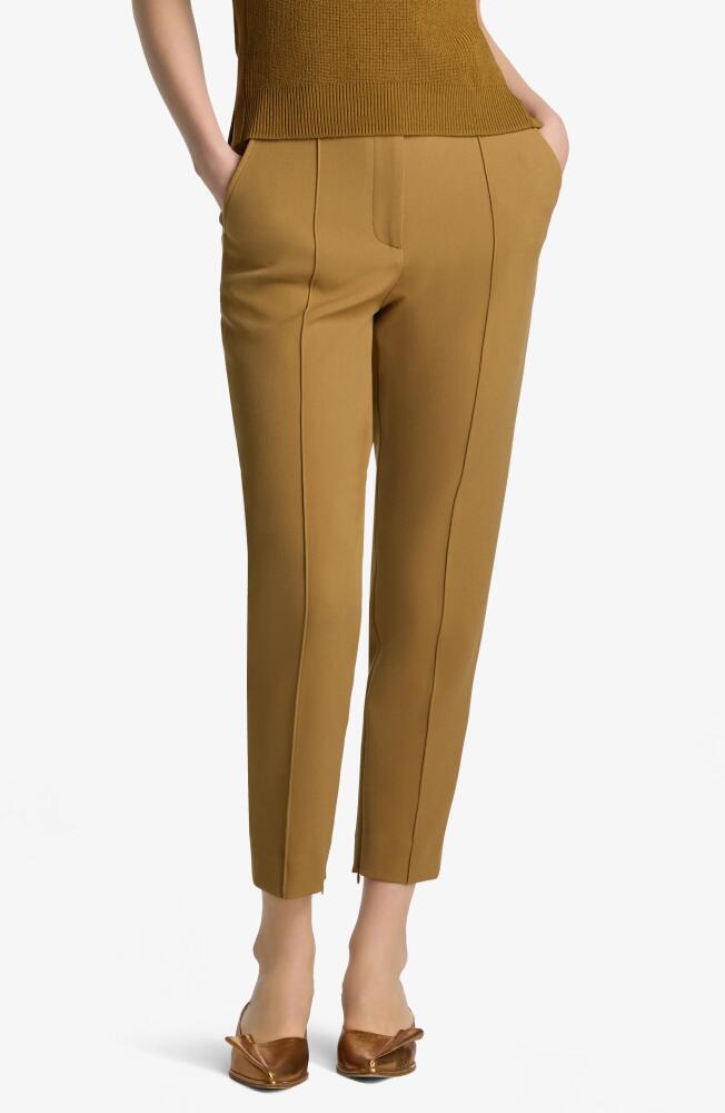 St. John Collection Stretch Crepe Ankle Pants in Hazel Cover