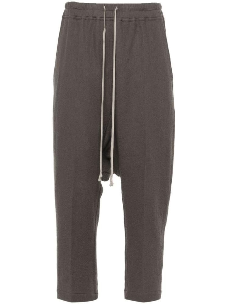 Rick Owens drop-crotch cropped trousers - Brown Cover