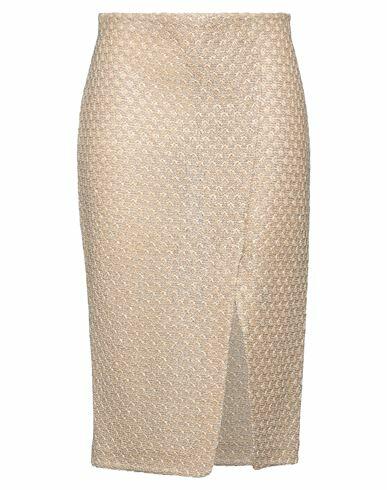 Ermanno Scervino Woman Midi skirt Sand Viscose, Polyamide, Polyester Cover