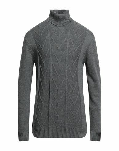 Siviglia Man Turtleneck Grey Wool, Acrylic Cover