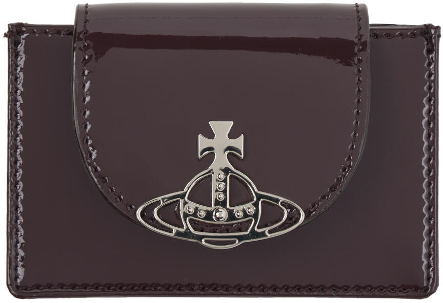 Vivienne Westwood Brown Flap Card Holder Cover