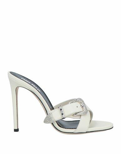 Paris Texas Woman Sandals Off white Leather Cover