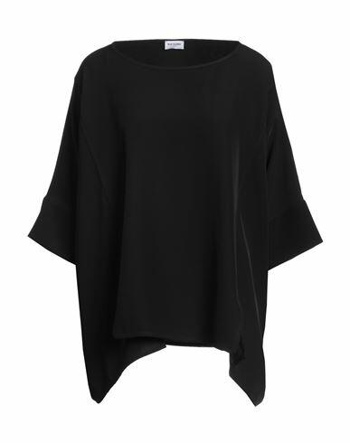 Rue Du Bac Woman Top Black Polyester, Elastane Cover