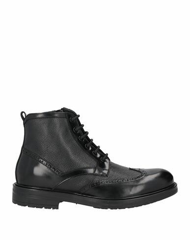 Giovanni Conti Man Ankle boots Black Soft Leather Cover