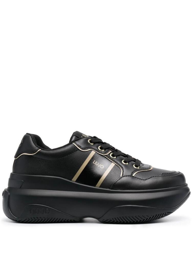 LIU JO June platform lace-up sneakers - Black Cover