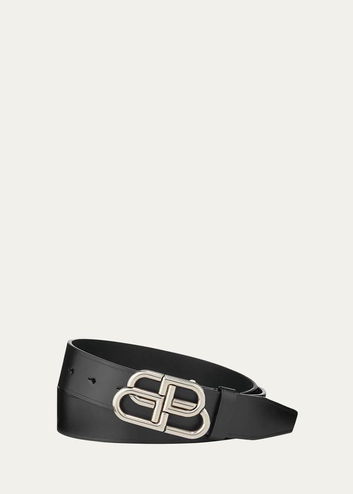 Balenciaga Men's Logo Buckle Belt Cover