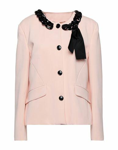 Boutique Moschino Woman Blazer Blush Triacetate, Polyester Cover