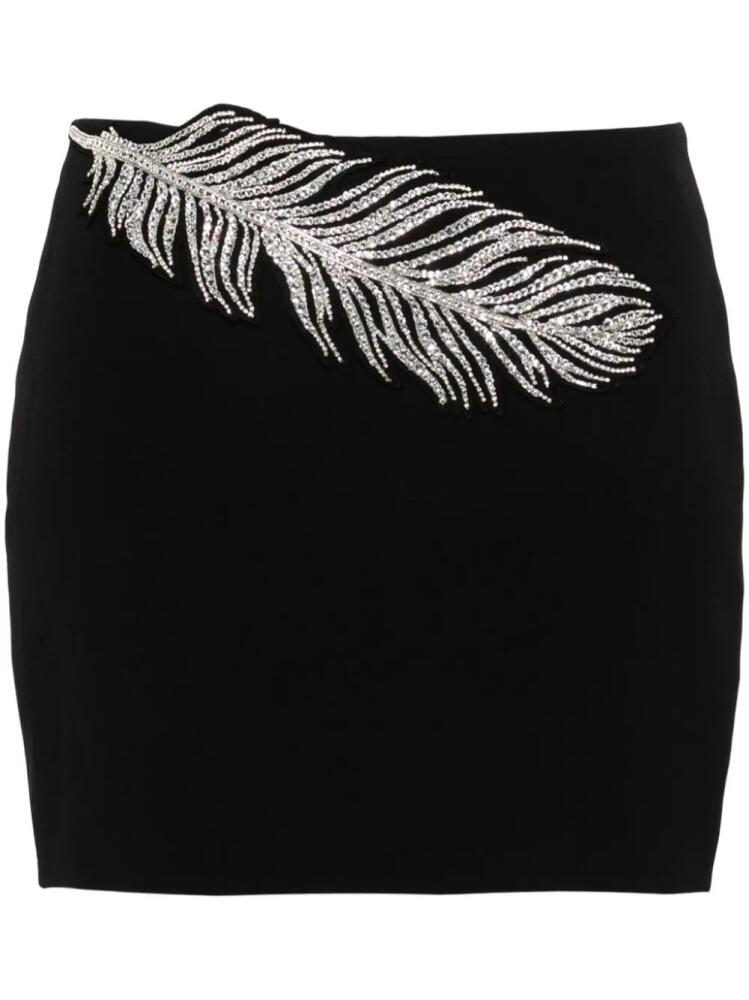 David Koma crystal-embellished mini skirt - Black Cover