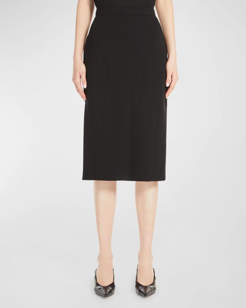 Max Mara Studio Skipper Seamed Midi Pencil Skirt Cover