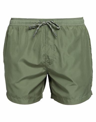 North Sails Man Swim trunks Military green Polyester Cover