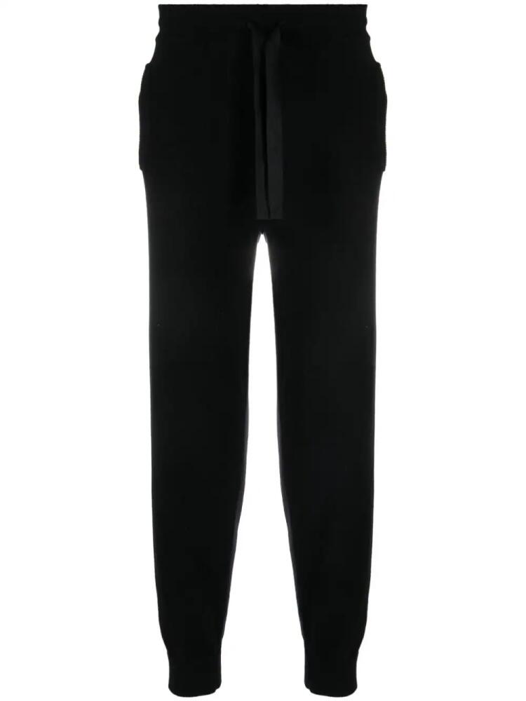 There Was One drawstring knit track pants - Black Cover