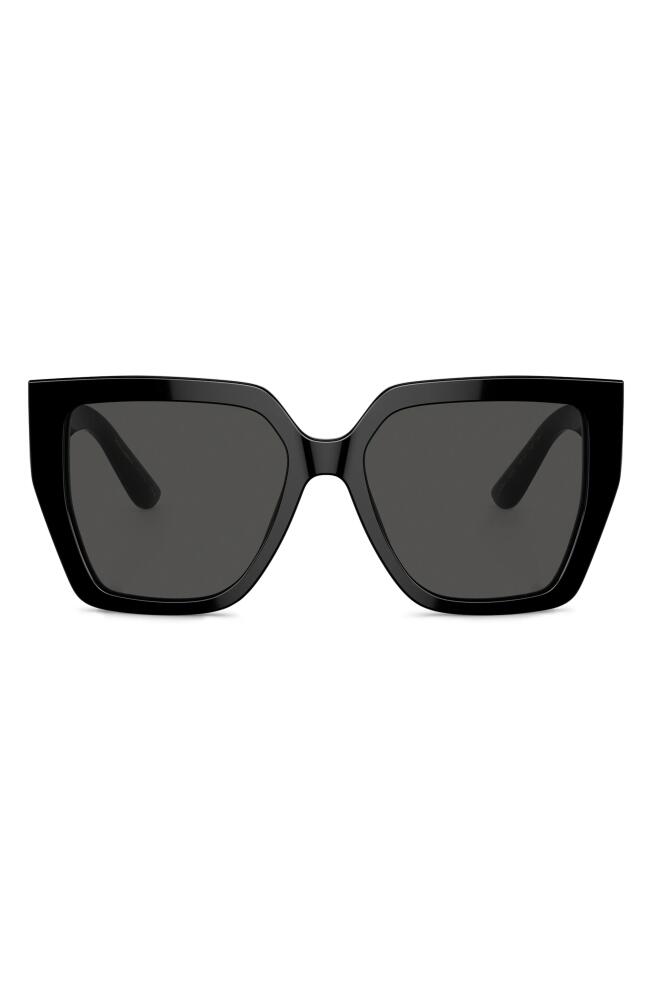 Dolce&Gabbana 55mm Square Sunglasses in Black Cover