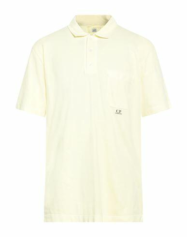 C. p. Company Man T-shirt Light yellow Cotton Cover