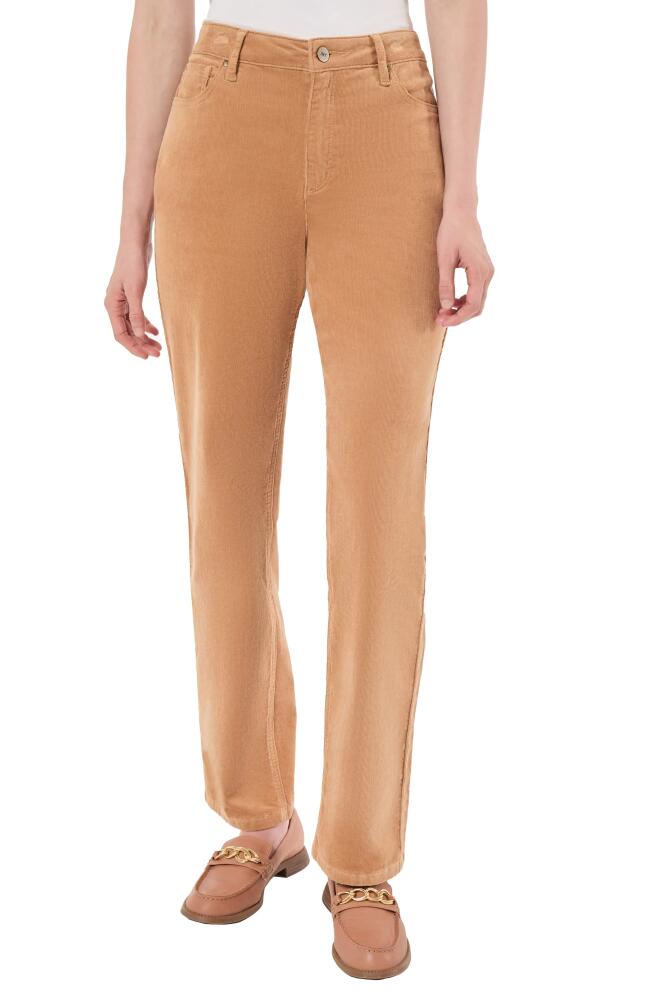 Jones New York Lexington Corduroy Straight Leg Jeans in Caramel Cover