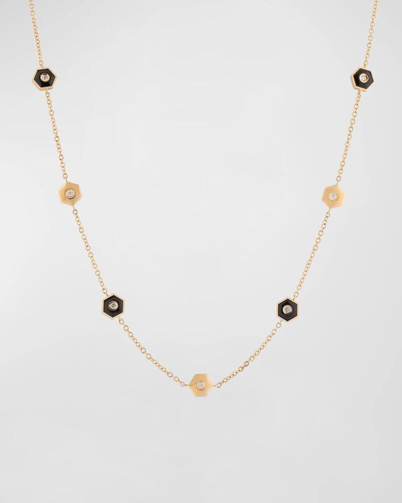 Miseno Baia Sommersa 18K Yellow Gold Necklace with Diamonds Cover