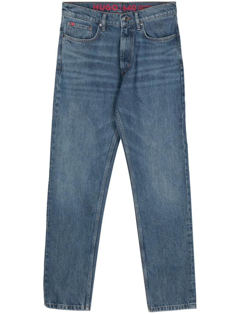 HUGO straight-leg jeans - Blue Cover