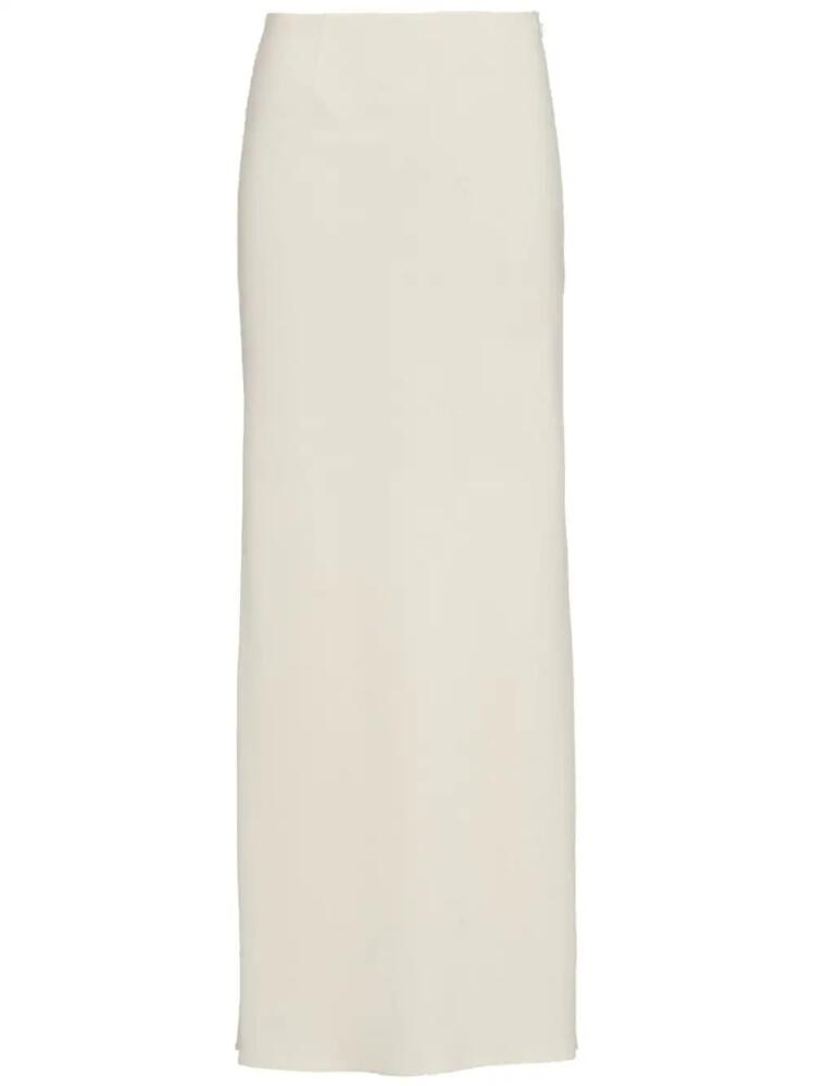 Prada sablé maxi skirt - White Cover