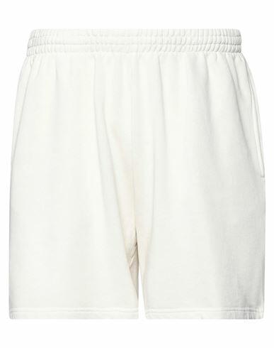 John Elliott Man Shorts & Bermuda Shorts Ivory Cotton Cover