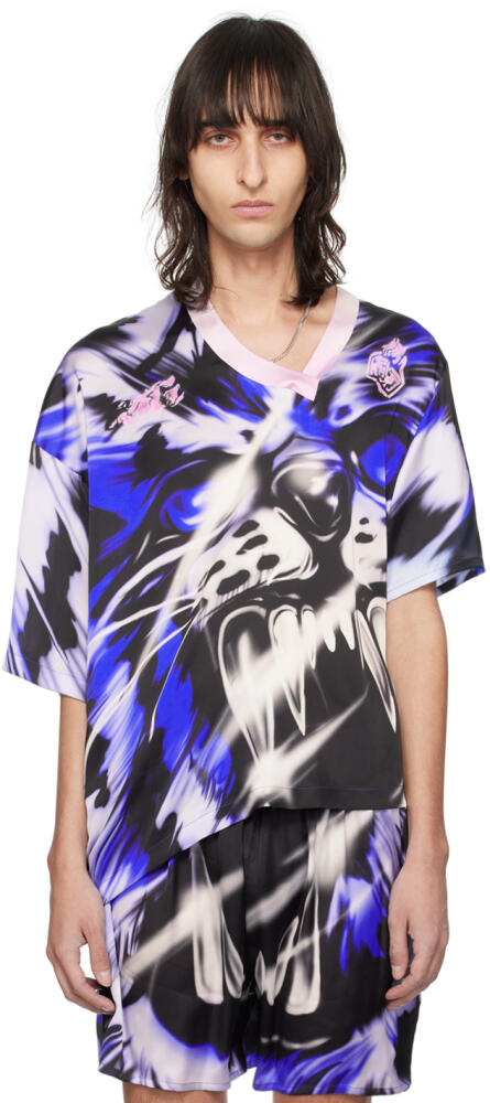 Gerrit Jacob Blue Printed T-Shirt Cover