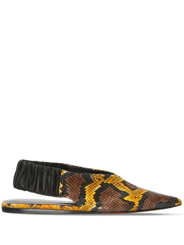 Proenza Schouler Spike slingback slippers - Brown Cover